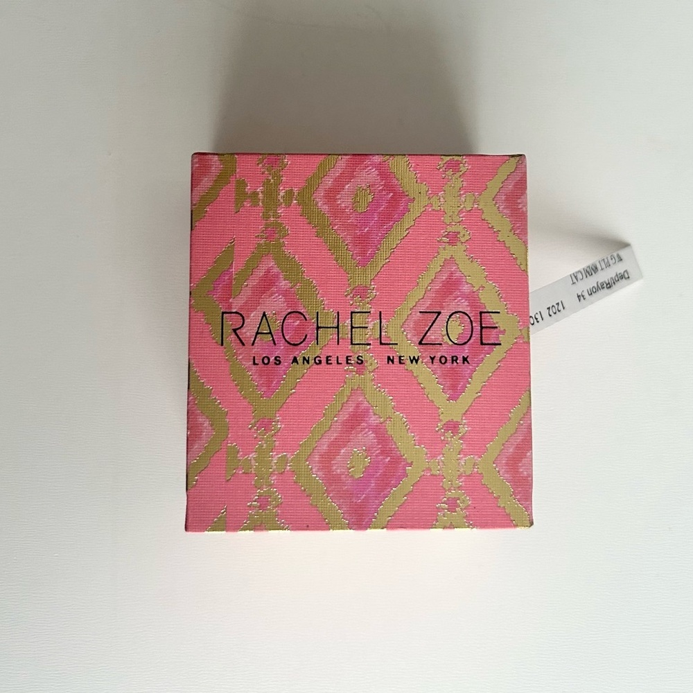 NWT RACHEL ZOE 925 Silver, Cubic Zirconia, Cat Stud Earrings - Picture 4 of 4